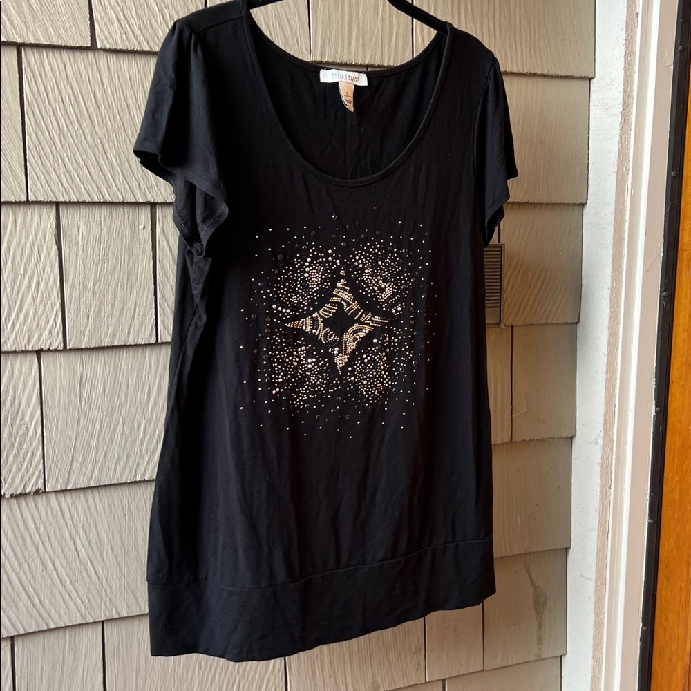White House Black Market Black Top size L